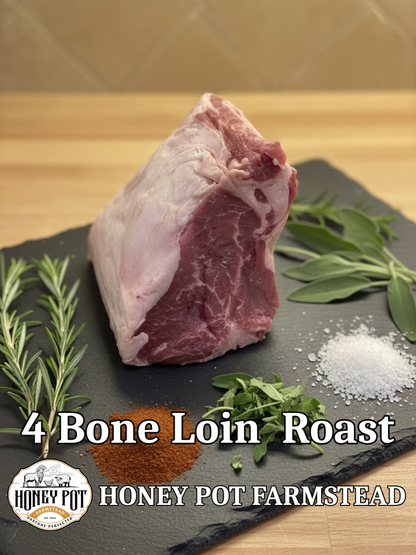 Mangalitsa 4-Bone Prime Loin Roast